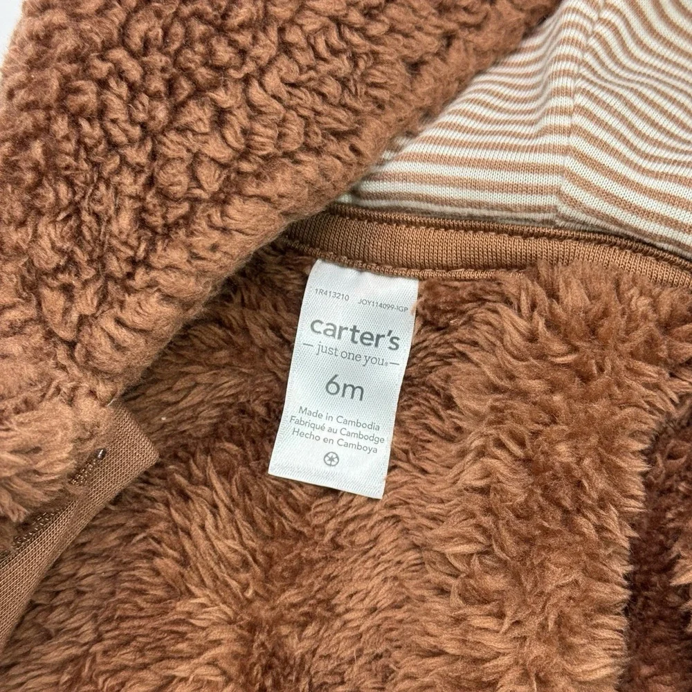 Carter's Just One You® Baby Bear Jumper Size 6M Months Old Brown Made Cambodia‎